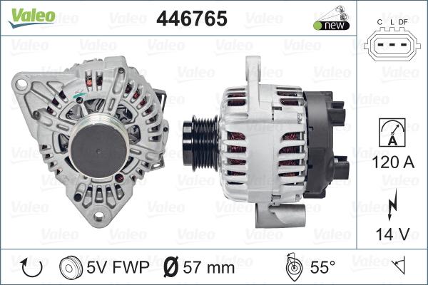 Valeo 446 765 - Alternator furqanavto.az