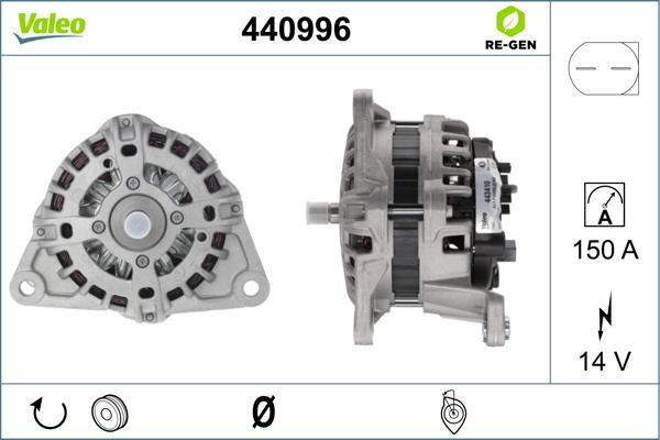 Valeo 440996 - Alternator furqanavto.az