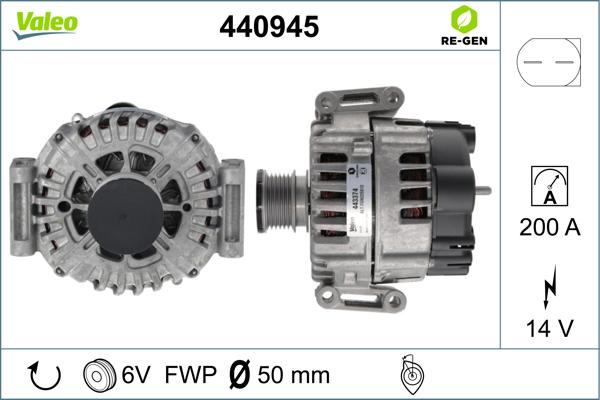 Valeo 440945 - Alternator furqanavto.az