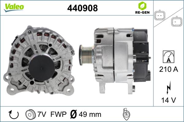 Valeo 440908 - Alternator furqanavto.az