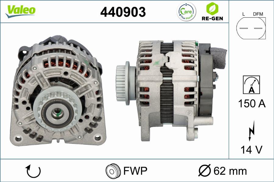 Valeo 440903 - Alternator furqanavto.az