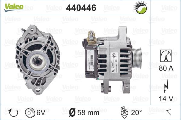 Valeo 440446 - Alternator furqanavto.az