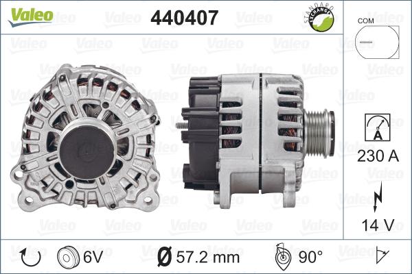 Valeo 440407 - Alternator furqanavto.az