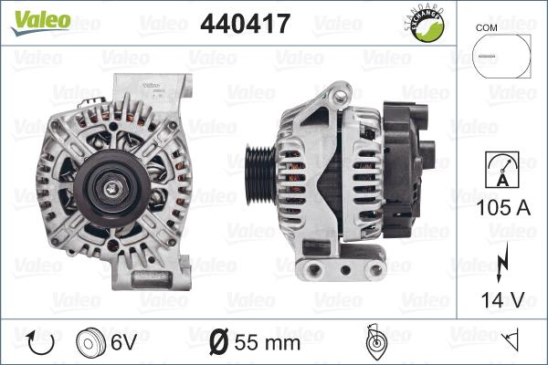 Valeo 440417 - Alternator furqanavto.az