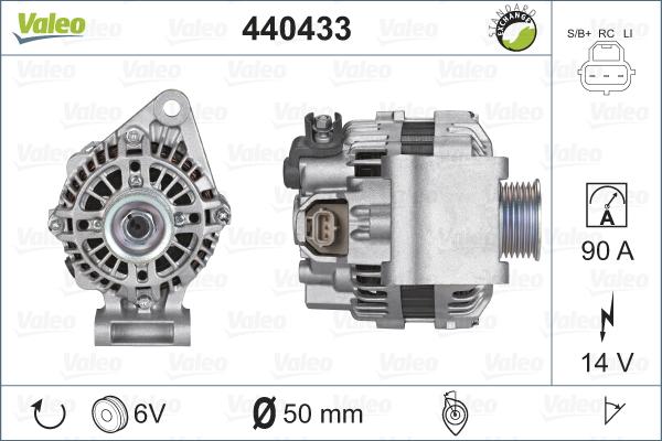 Valeo 440433 - Alternator furqanavto.az