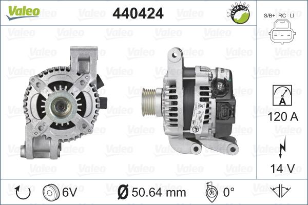 Valeo 440424 - Alternator furqanavto.az