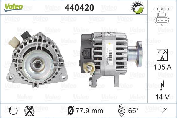 Valeo 440420 - Alternator furqanavto.az