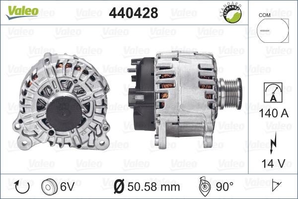 Valeo 440428 - Alternator furqanavto.az