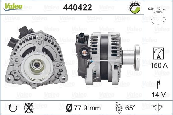 Valeo 440422 - Alternator furqanavto.az