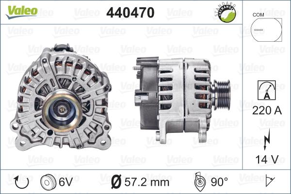 Valeo 440470 - Alternator furqanavto.az