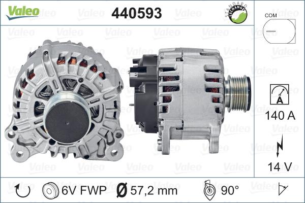 Valeo 440593 - Alternator furqanavto.az