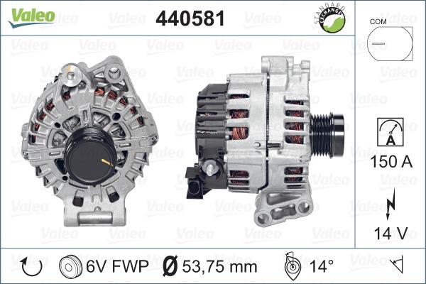 Valeo 440581 - Alternator furqanavto.az