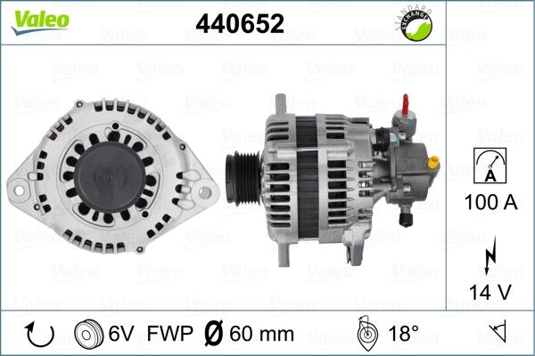 Valeo 440652 - Alternator furqanavto.az