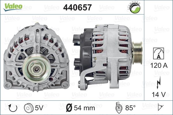 Valeo 440657 - Alternator furqanavto.az