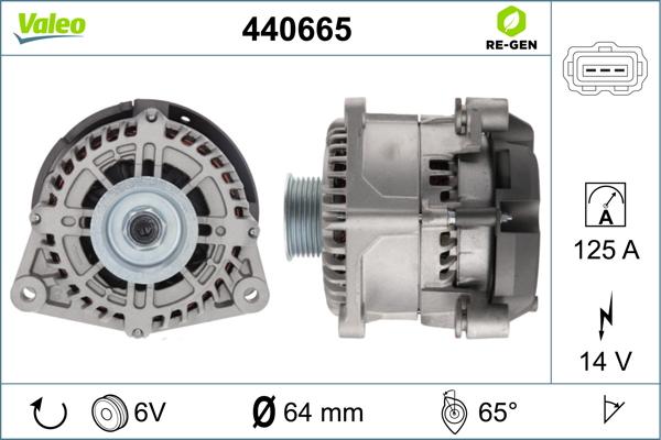 Valeo 440665 - Alternator furqanavto.az