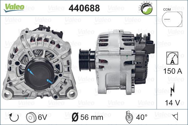 Valeo 440688 - Alternator furqanavto.az