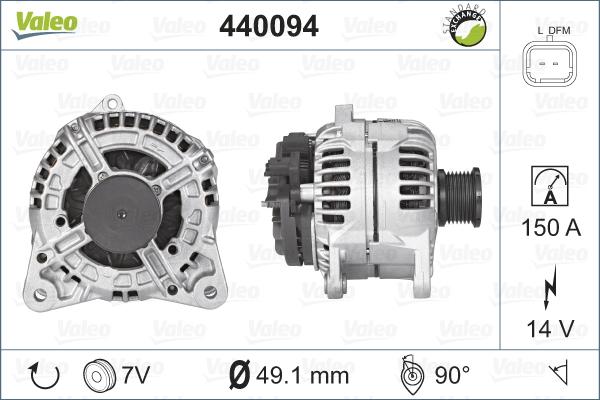 Valeo 440094 - Alternator furqanavto.az