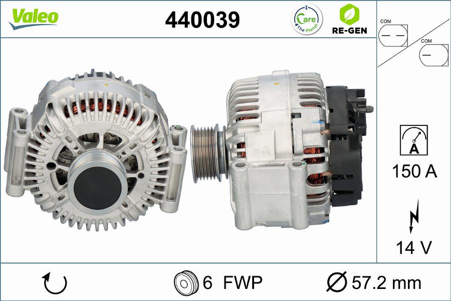 Valeo 440039 - Alternator furqanavto.az