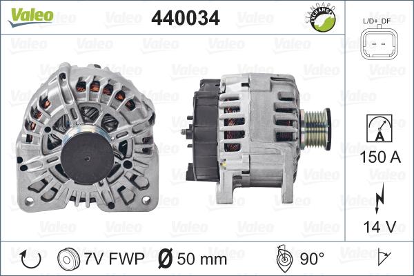 Valeo 440034 - Alternator furqanavto.az