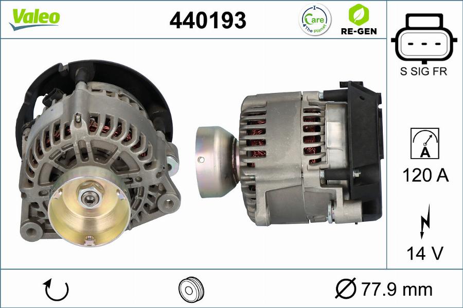 Valeo 440193 - Alternator furqanavto.az