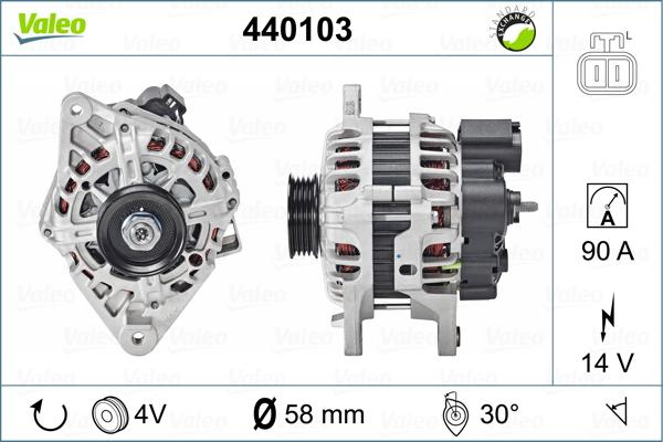 Valeo 440103 - Alternator furqanavto.az