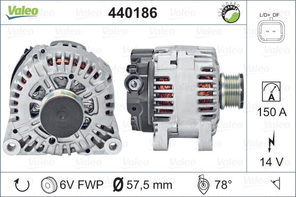 Valeo 440186 - Alternator furqanavto.az