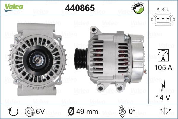 Valeo 440865 - Alternator furqanavto.az