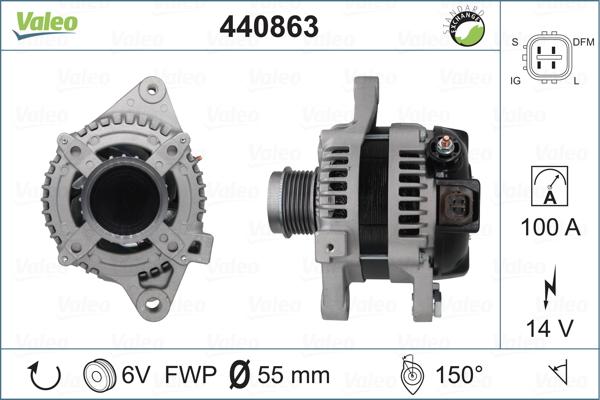 Valeo 440863 - Alternator furqanavto.az