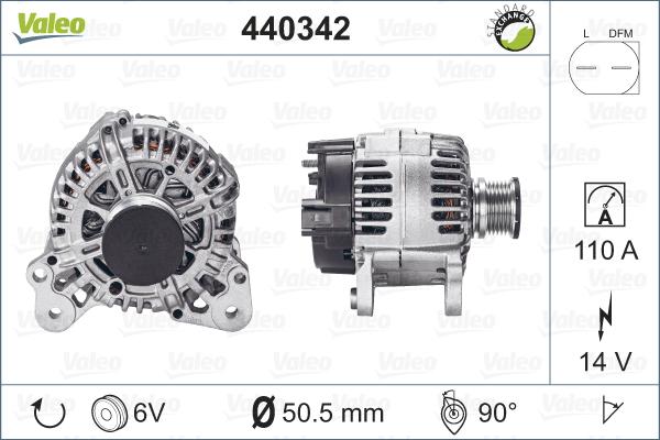 Valeo 440342 - Alternator furqanavto.az