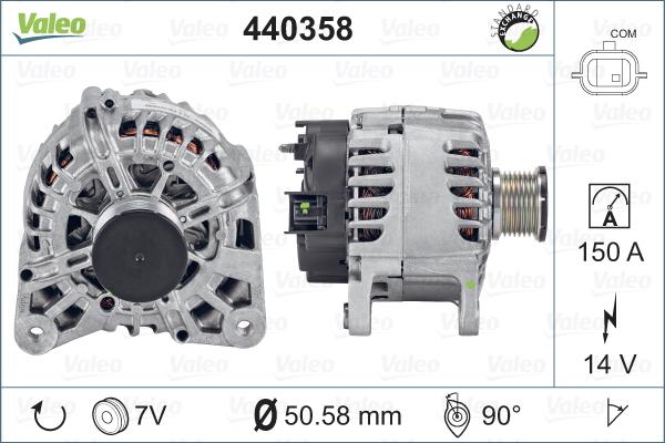 Valeo 440358 - Alternator furqanavto.az