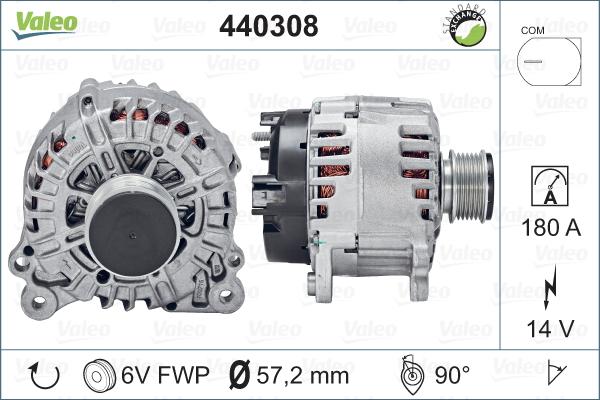 Valeo 440308 - Alternator furqanavto.az