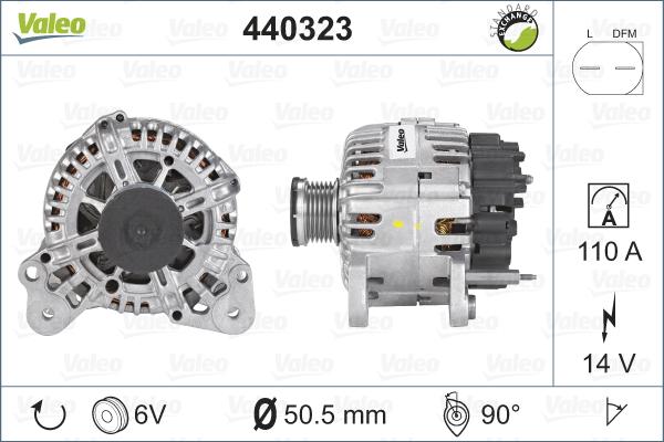 Valeo 440323 - Alternator furqanavto.az