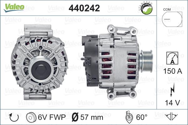 Valeo 440242 - Alternator furqanavto.az