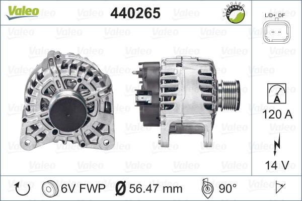 Valeo 440265 - Alternator furqanavto.az