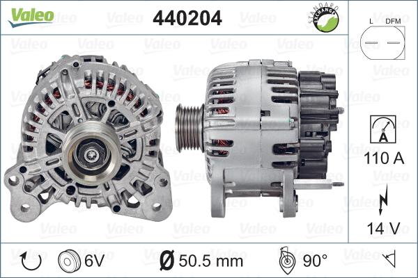 Valeo 440204 - Alternator furqanavto.az