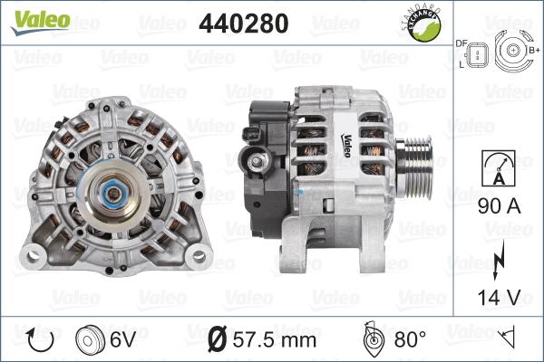 Valeo 440280 - Alternator furqanavto.az