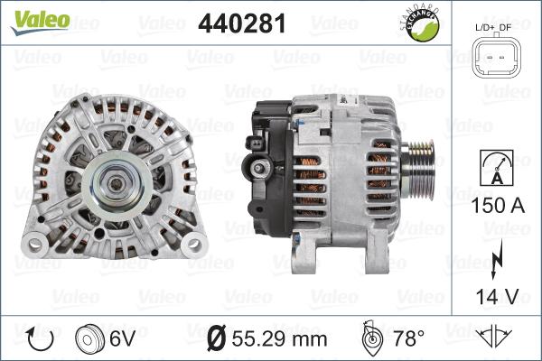 Valeo 440281 - Alternator furqanavto.az