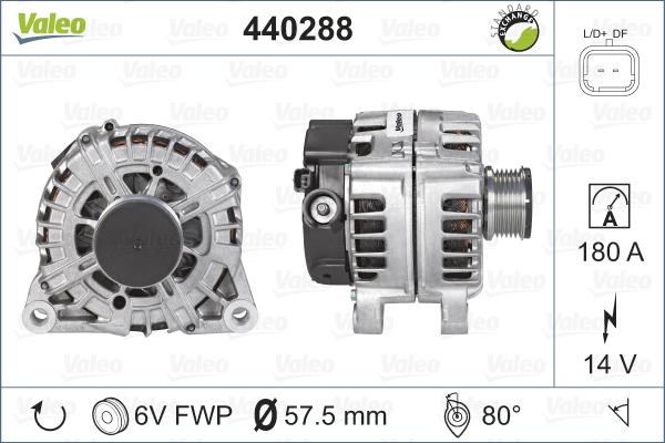 Valeo 440288 - Alternator furqanavto.az