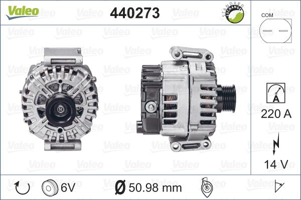 Valeo 440273 - Alternator furqanavto.az