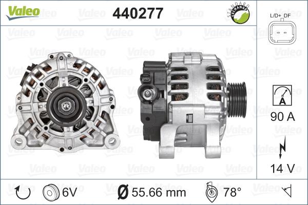 Valeo 440277 - Alternator furqanavto.az