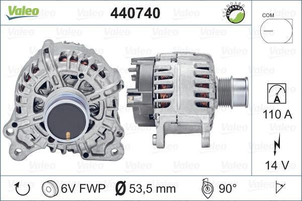 Valeo 440740 - Alternator furqanavto.az