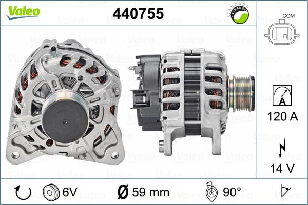 Valeo 440755 - Alternator furqanavto.az