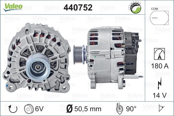 Valeo 440752 - Alternator furqanavto.az