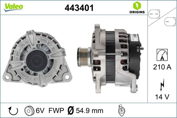 Valeo 443401 - Alternator furqanavto.az