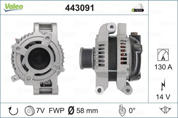 Valeo 443091 - Alternator furqanavto.az