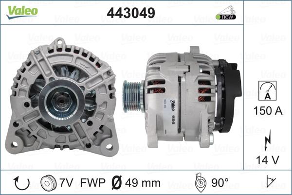 Valeo 443049 - Alternator furqanavto.az