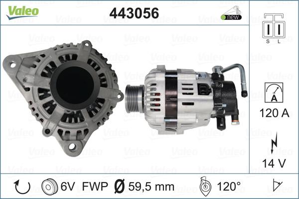 Valeo 443056 - Alternator furqanavto.az