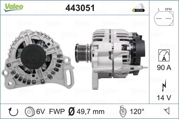 Valeo 443051 - Alternator furqanavto.az