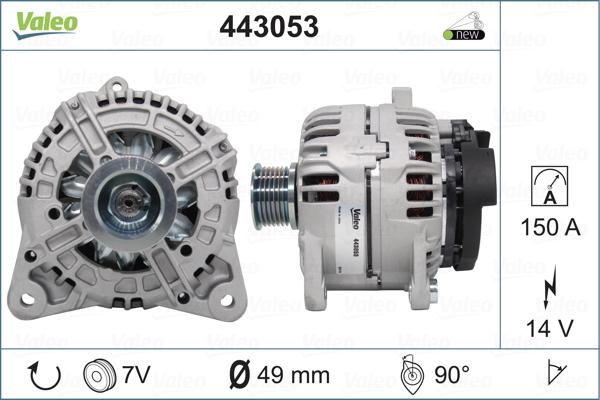 Valeo 443053 - Alternator furqanavto.az