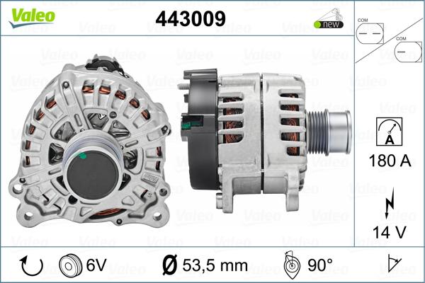 Valeo 443009 - Alternator furqanavto.az